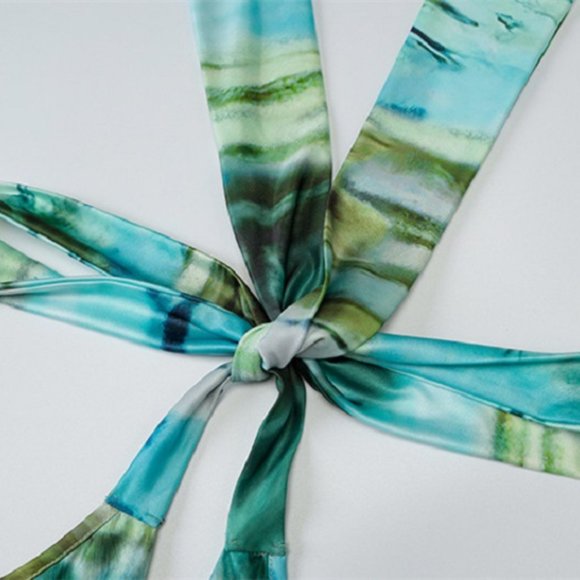 Clubwear Open Back Mini Dress Sexy Bodycon Party Dress Halter Dress - Picture 11 of 14